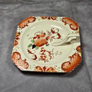 Vintage Nappy Dish Floral MM Handpainted Japan